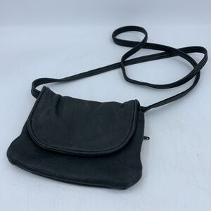 Vtg Raven Works Y2K 90’s Leather Crossbody Bag Mini Grunge Boho Whimsigoth Goth